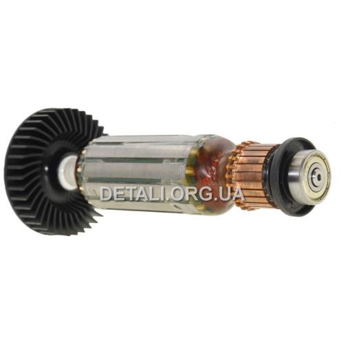 Якорь болгарки УШМ Metabo W 750-115 / W 750-125 оригинал 310013010 (165*30 резьба 6 мм)
