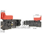 Кнопка шлифмашины Bosch GSS 23 A оригинал 2607200632