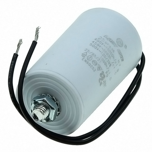 Конденсатор Last One 25мкф дроти + гвинт HY10 CBB - 60L(40*70мм)