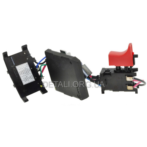 Кнопка + модуль управління шуруповерт Bosch GSR 1800 Li(заміна 2609199464) оригінал 2609199616