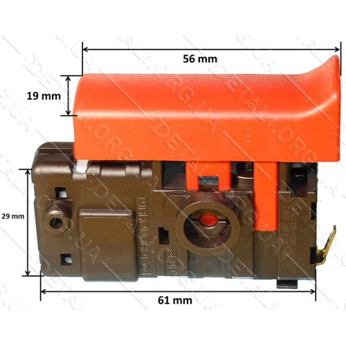 Кнопка перфоратора Bosch 4 DFE оригинал 2607200576