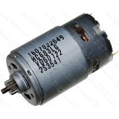Двигатель шуруповерт Bosch GSR 14,4-2-LI (D38, L76, вал d3, шестерня 13 зубов) оригинал 2609199591