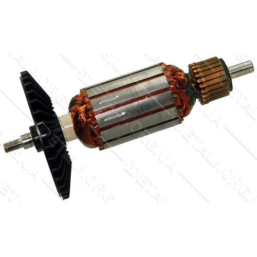 Якорь шлифмашины Bosch GEX 125-150 AVE оригинал 2604011434 (141*35 резьба 6мм)
