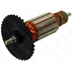 Якорь шлифмашины Bosch GEX 125-150 AVE оригинал 2604011434 (141*35 резьба 6мм) 2
