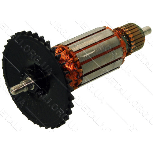Якір (ротор)  шліфувальної машини Bosch GEX 125-150 AVE оригінал 2604011434(141*35 різьблення 6мм)