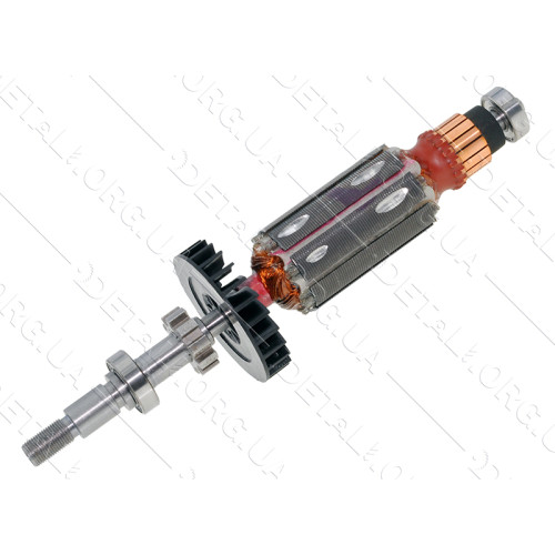 Якорь шлифмашины Bosch DREMEL 4000 оригинал 2610004557 (158*25 / шлиц7 мм)