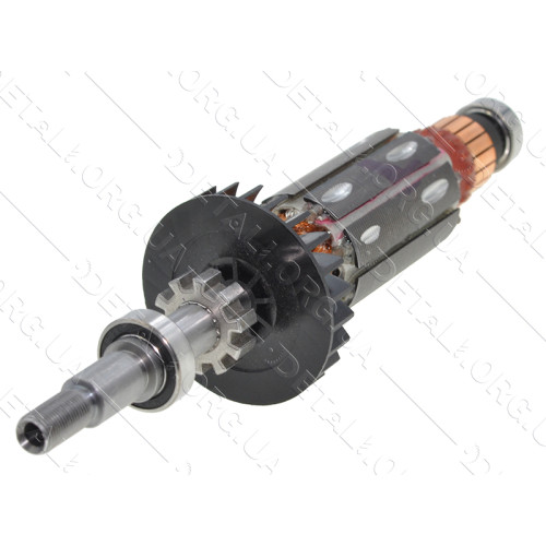 Якорь шлифмашины Bosch DREMEL 4000 оригинал 2610004557 (158*25 / шлиц7 мм)