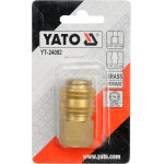 Быстросъемное соединение пневматическое YATO d 1/4 внутренняя резьба d 1/4