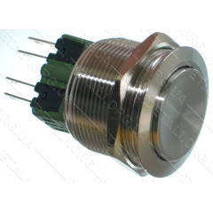 кнопка антивандальная d28mm різьблення 25mm h33mm 4 контакти