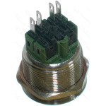 кнопка антивандальная d28mm різьблення 25mm h33mm 4 контакти