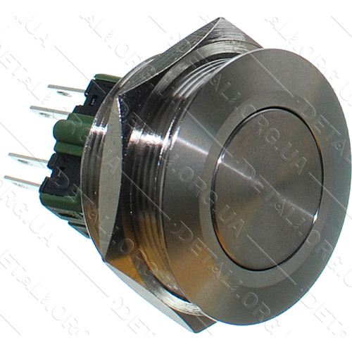 кнопка антивандальная d34mm різьблення 30mm h32mm 4 контакти
