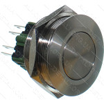 Кнопка антивандальная d34mm резьба 30mm h32mm 4 контакта