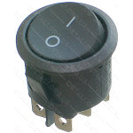 Тумблер круглый 2 положения 6 контактов d 25 mm 6A
