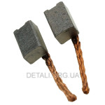 Щітки міднографітові 5,5 х8х12 вихід ззаду (2 шт)