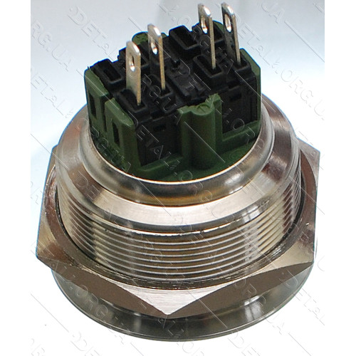 кнопка антивандальная d34mm різьблення 30mm h33mm 4 контакти