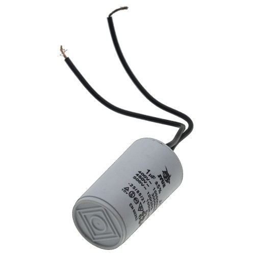 Конденсатор JYUL CBB-60 1мкф - 450 VAC провода (30*53 mm)