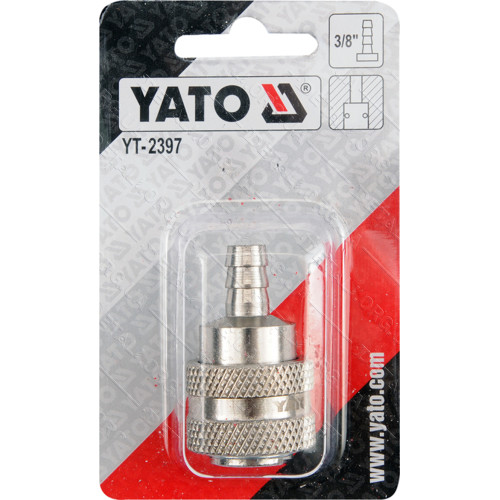 Бистроз'ем наконечник YATO до шлангу d 3/8 50/250
