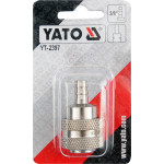 Бистроз'ем наконечник YATO до шлангу d 3/8 50/250
