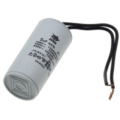 Конденсатор JYUL CBB-60 5мкф - 450 VAC дроти (30*65 мм) 2