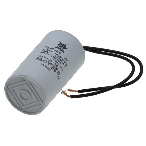 Конденсатор JYUL CBB-60 20мкф - 450 VAC дроти (40*72 мм)