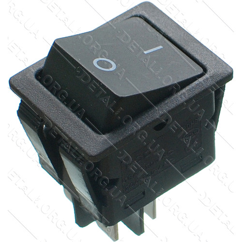 Тумблер 2 положения 4 контакта 25*32 mm h33mm 16A