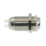 Кнопка антивандальная d14mm резьба 12mm h25mm 2 положения 2 контакта