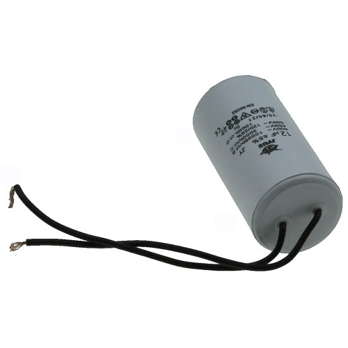 Конденсатор JYUL CBB-60L 12мкф - 450 VAC болт + провода (35*68 mm)