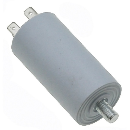 Конденсатор JYUL CBB-60M 10мкф - 450 VAC болт + клеммы (35*66 mm)