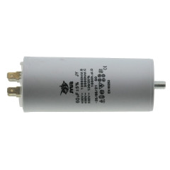 Конденсатор JYUL CBB-60M 60мкф - 450 VAC болт + клеммы (50*117 mm)