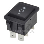 Тумблер 3 положення 6 контактів 25*34 mm 16A