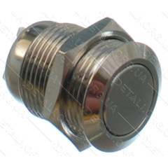 Кнопка антивандальная d18mm резьба 16mm h21mm 2 положения 2 контакта