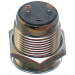 Кнопка антивандальная d18mm резьба 16mm h21mm 2 положения 2 контакта