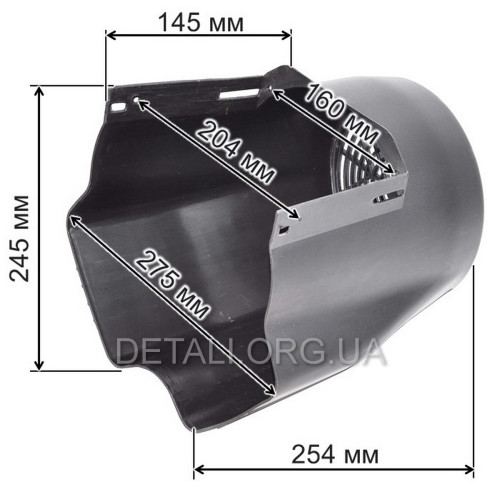 Корпус охлаждения компрессора 245*275 d185