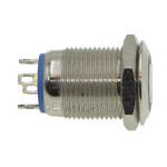 Кнопка антивандальная d14mm різьблення 12mm h18mm 4 контакти
