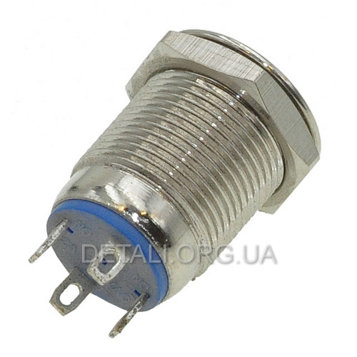 Кнопка антивандальная d14mm резьба 12mm h18mm 4 контакта