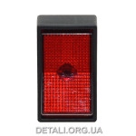 Тумблер с подсветкой 2 положения 3 контакта 20*34 мм 12V