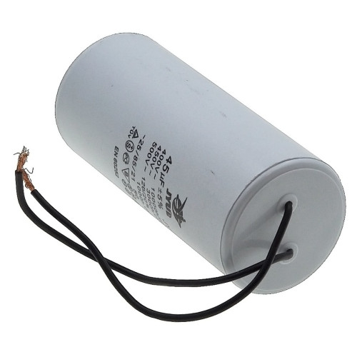 Конденсатор JYUL CBB-60L 45мкф - 450 VAC болт + провода (50*110 mm)