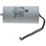 Конденсатор JYUL CBB-60L 100мкф - 450 VAC болт + провода (60*123 mm)