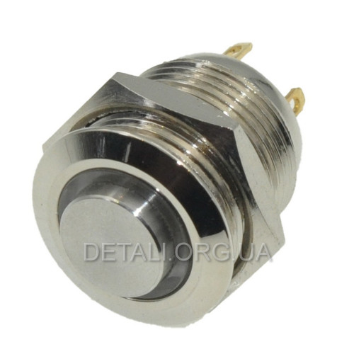 Кнопка антивандальная d18mm резьба 16mm h20mm 4 контакта
