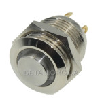 Кнопка антивандальная d18mm резьба 16mm h20mm 4 контакта