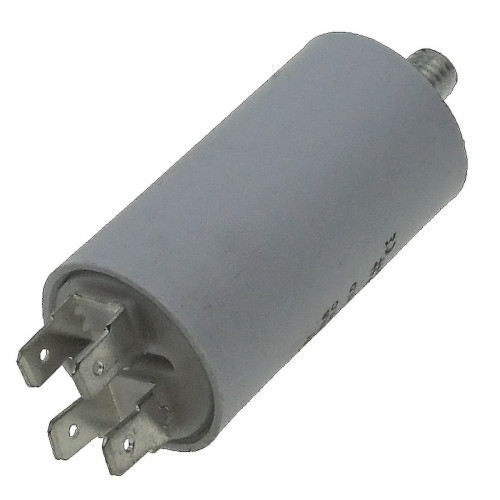 Конденсатор JYUL CBB-60M 3,5мкф - 450 VAC болт + клеммы (30*56 mm)