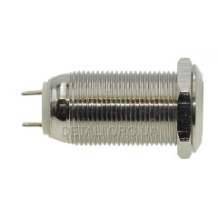 Кнопка антивандальная d14mm різьблення 12mm h25mm 2 положення 2 контакти 2