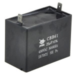 Конденсатор JYUL CBB-61 25мкф - 450 VAC прямоугольный 31х58х57