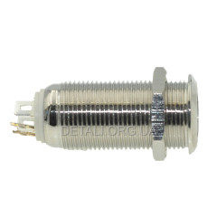 Кнопка антивандальная d14mm резьба 12mm h28mm 2 положения 4 контакта индикация 2