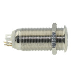 Кнопка антивандальная d14mm різьблення 12mm h28mm 2 положення 4 контакти індикація