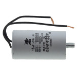 Конденсатор JYUL CBB-60L 16мкф - 450 VAC болт + провода (40*73 mm)