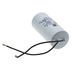 Конденсатор JYUL CBB-60L 35мкф - 450 VAC болт + провода (45*98 mm) 2