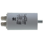 Конденсатор JYUL CBB-60M 20мкф - 450 VAC болт + клеммы (40*71 mm)