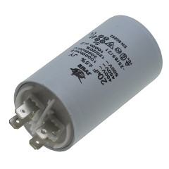 Конденсатор JYUL CBB-60H 20мкф - 450 VAC клеми(40*70 мм) 2