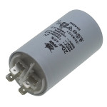 Конденсатор JYUL CBB-60H 20мкф - 450 VAC клеммы (40*70 мм)